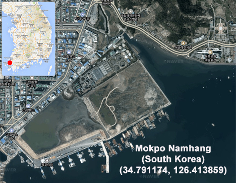 Mokpo map